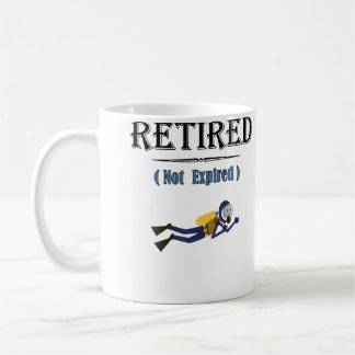 Mug Retired Not Expired Scuba Diving
