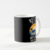 Mug Retired Not Exred Rv Camper Van Funny Travel Life  (Devant droit)
