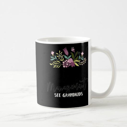 Mug Retired Under New Management See Grandkids Funny R (Droite)