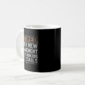 Mug Retired Under New Management See Grandkids Funny R (Devant gauche)