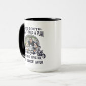 Mug Retirement Biker Dad Custom Picture (Devant gauche)