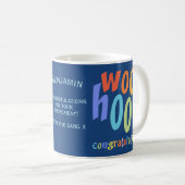Mug Retirement Congratulations Typography (Devant droit)