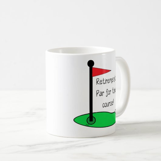 Mug - Retirement: Par for the course (Devant droit)