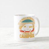 Mug Retirement Plan On Camping Rv Camper Traveller Fun (Devant droit)