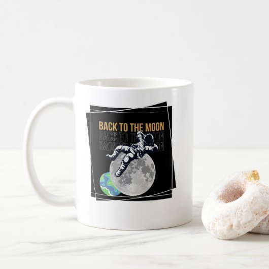 Mug Retour à la Lune (Avec donut)