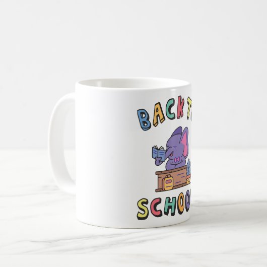 Mug Retour à l'école (Devant gauche)