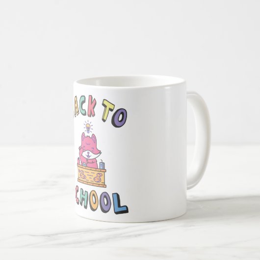 Mug Retour à l'école (Devant droit)