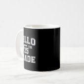 Mug Retour à l'école 5e année Math Enseignant Carré Ra (Devant gauche)
