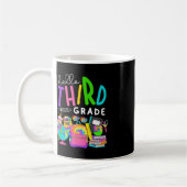 Mug Retour À L'École Bonjour Troisième 3e Année Pour E (Gauche)