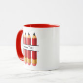 Mug Retour à l'école | Café d'enseignant personnalisé (Devant gauche)
