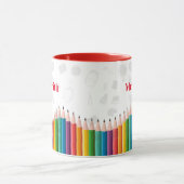 Mug Retour à l'école | Café enseignant personnalisé (Centre)