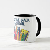 Mug Retour à l'école – Début Coloré (Devant droit)