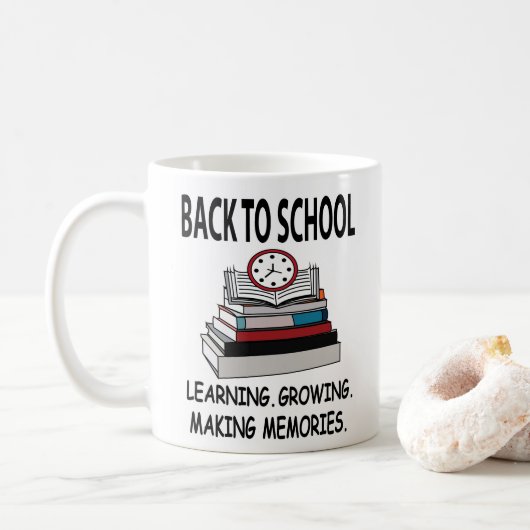 Mug Retour à l'école Enseignant Élève (Avec donut)