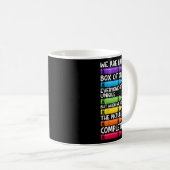 Mug Retour à l'école Enseignant Nous sommes comme une (Devant droit)