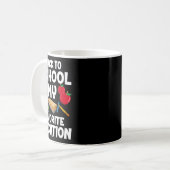 Mug Retour à l'école est mes vacances préférées (Devant gauche)