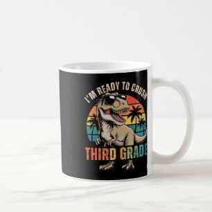 Mug Retour à l'école Garçon dinosaure Je suis prêt à é