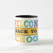 Mug Retour à l'école – Illustration de crayon (Centre)