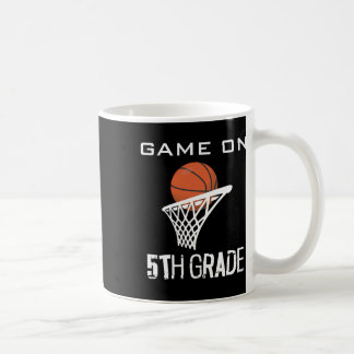 Mug Retour À L'École Jeu Sur Basketball De 5E Année Fu