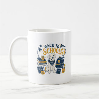 Mug Retour à l'école Labrador esthétique vintage