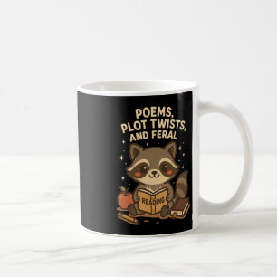 Mug Retour à l'école Lecture Enseignant Raton Laveur P