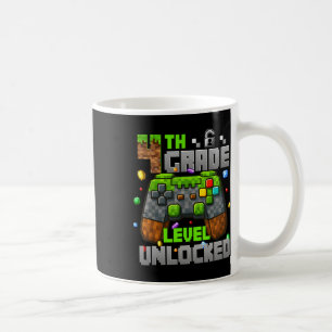 Mug Retour à l'école Niveau 4e année Débloqué Gamer En