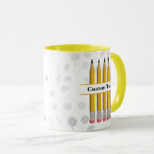 Mug Retour à l'école | Pencils Coffret d'enseignant pe (Devant droit)