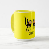 Mug Retour À L'École Petit Singe (Devant gauche)
