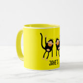 Mug Retour À L'École Petit Singe (Devant gauche)