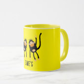 Mug Retour À L'École Petit Singe (Devant droit)