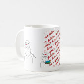 Mug Retour à l'école Pomme pour le cadre enseignant (Devant gauche)