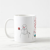 Mug Retour à l'école Pomme pour le cadre enseignant (Gauche)