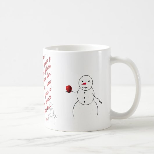 Mug Retour à l'école Pomme pour le cadre enseignant (Droite)
