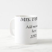 Mug Retour à l'école professeur appréciation ajouter c (Devant gauche)