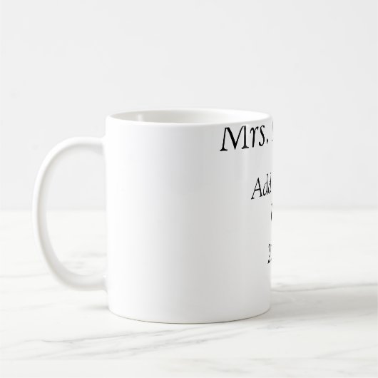 Mug Retour à l'école professeur appréciation ajouter c (Gauche)