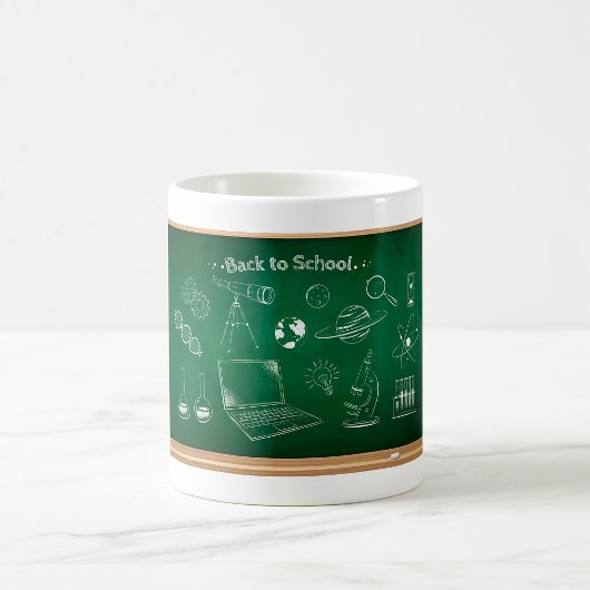 Mug Retour à l'école Science Chalkboard Éducation