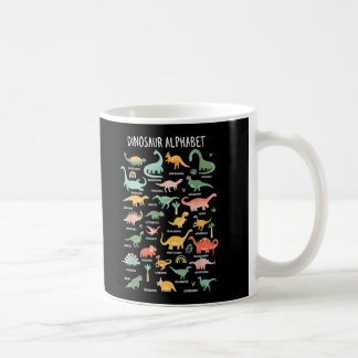 Mug Retour À L'École Types De Dinosaures Alphabet