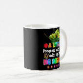 Mug Retour À L'École Un Peu De Progrès Chaque Jour Fai (Devant droit)