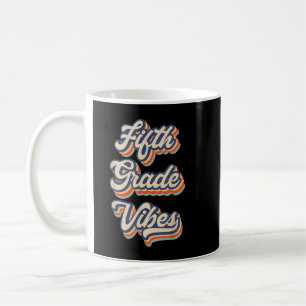 Mug Retour À L'École Vibes De Cinquième Année Étudiant