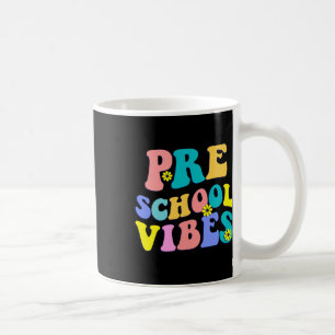 Mug Retour À L'École Vibes De L'École Préscolaire Retr