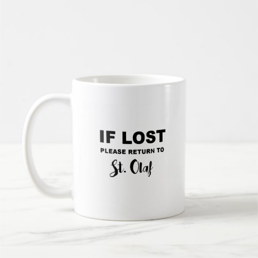Mug Retour à St. Olaf (Gauche)