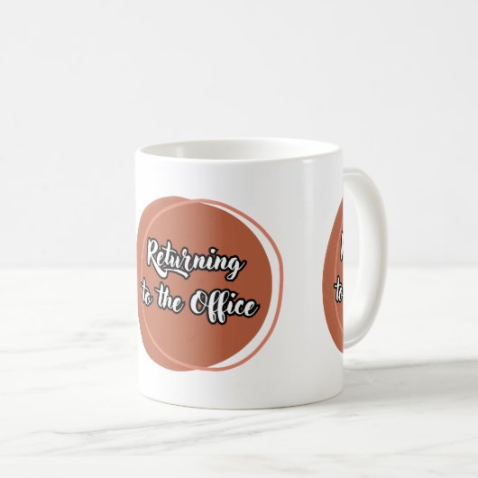 Mug Retour au bureau (Devant droit)