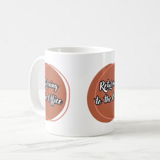 Mug Retour au bureau (Devant gauche)