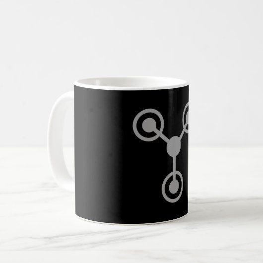 Mug Retour aux années 80 par Time Travel Machine (Devant gauche)