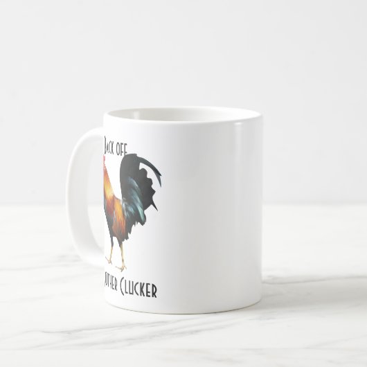 Mug Retour de mère Clucker Rooster (Devant gauche)