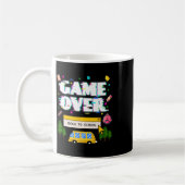 Mug Retour drôle à l'école Gamer rétro Professeur Étud (Gauche)