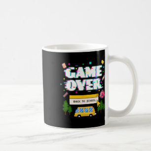 Mug Retour drôle à l'école Gamer rétro Professeur Étud