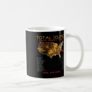 Mug Retour) Total Solar Eclipse 2024 North America Tou