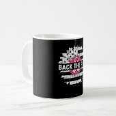 Mug Retour Tournesol rose Sensibilisation au cancer du (Devant gauche)