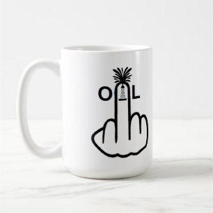 Mug Retournement de l'huile de vidange d'oiseaux de bo