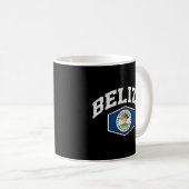 Mug Retournement du drapeau du Belize (Devant droit)